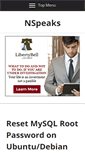 Mobile Screenshot of nspeaks.com